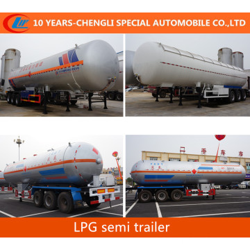 Asme Stadard LPG Transport Auflieger 56000liters LPG Auflieger